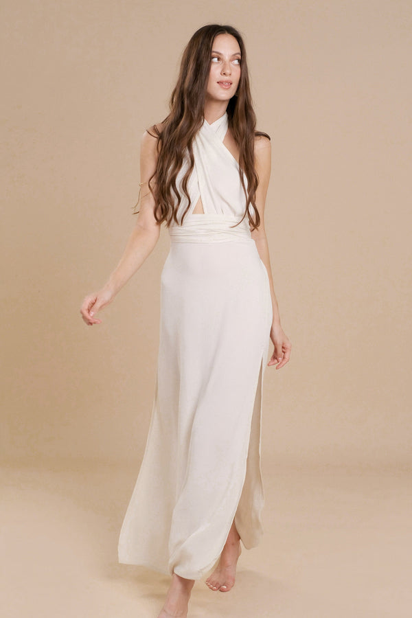 Lost In Paradise Ginny Dress Cream