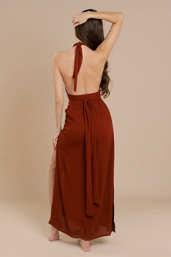 Lost In Paradise Ginny Dress Red