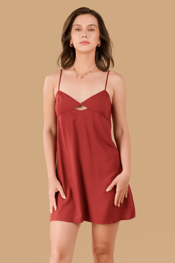 Lost In Paradise Hana Dress Red