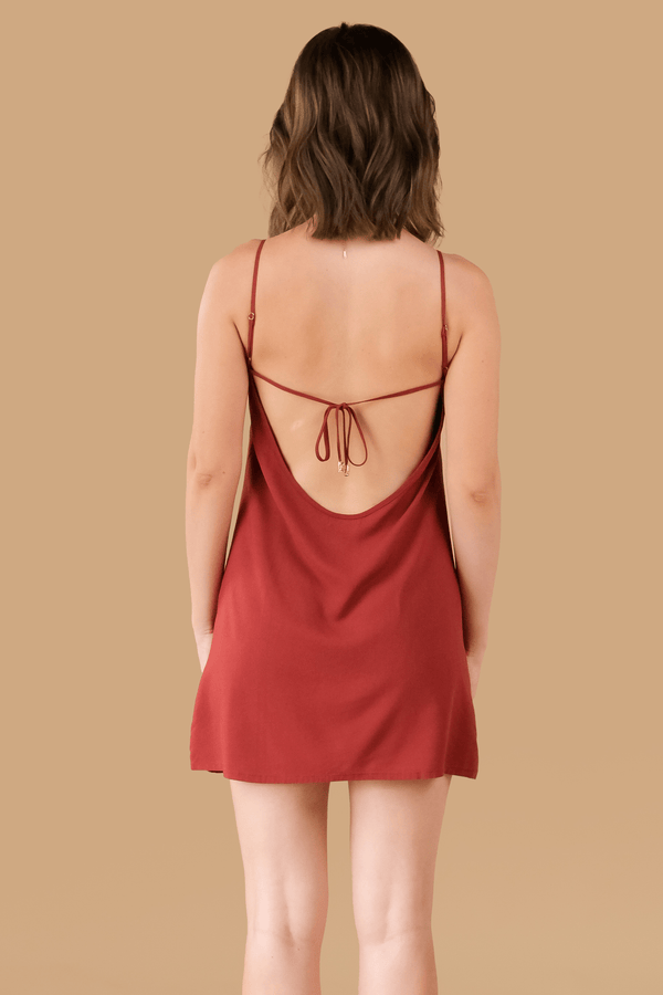 Lost In Paradise Hana Dress Red