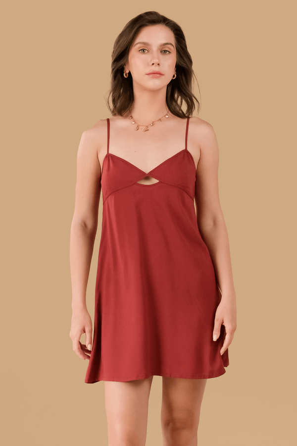 lost in paradise Hana Dress Red