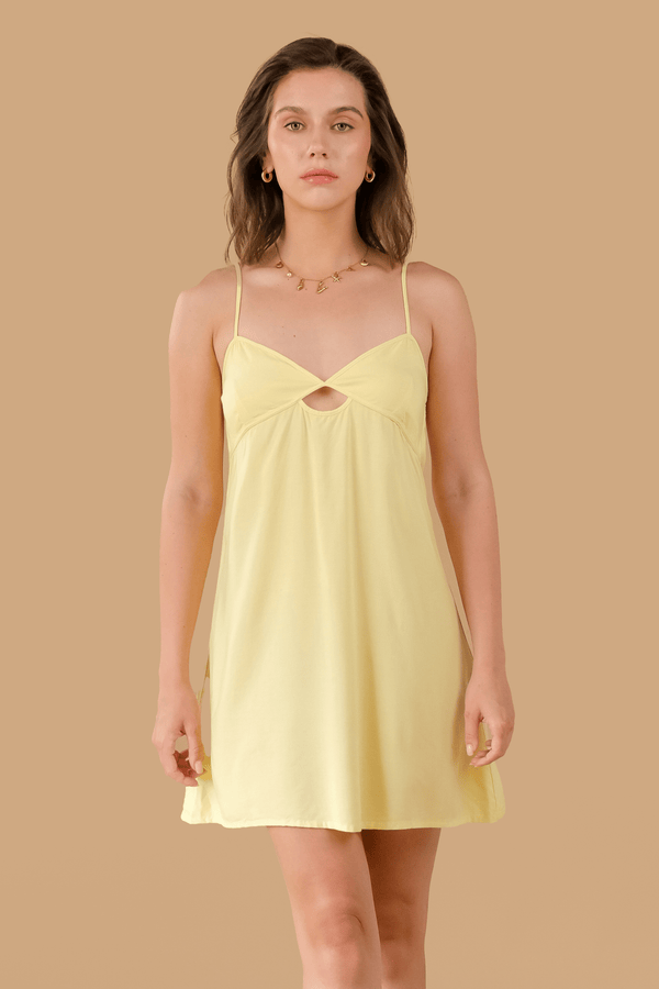 lost in paradise Hana Dress Yellow