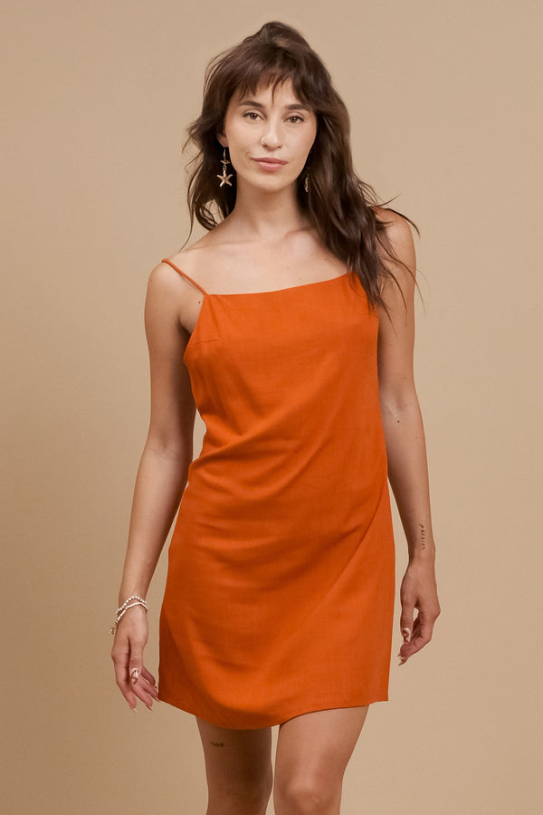 lost in paradise Heidi Dress Orange