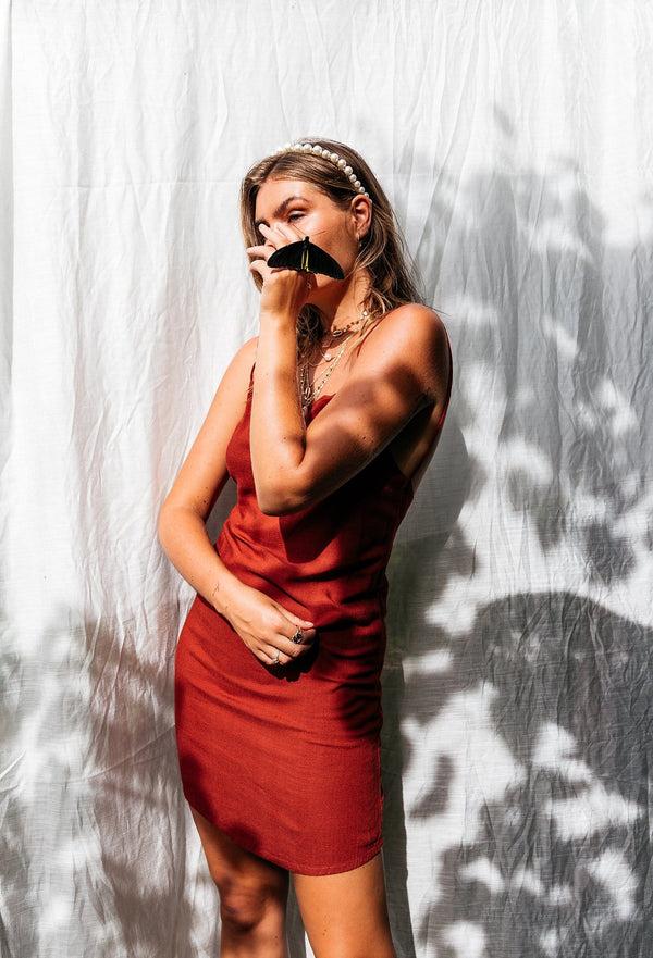 Lost In Paradise Heidi Dress Red