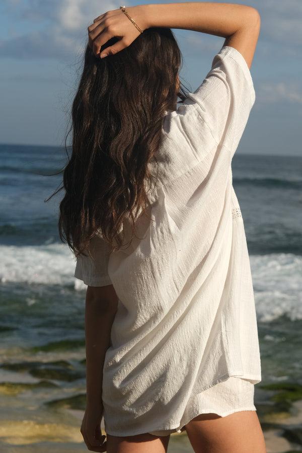 Lost In Paradise Holly Shirt White