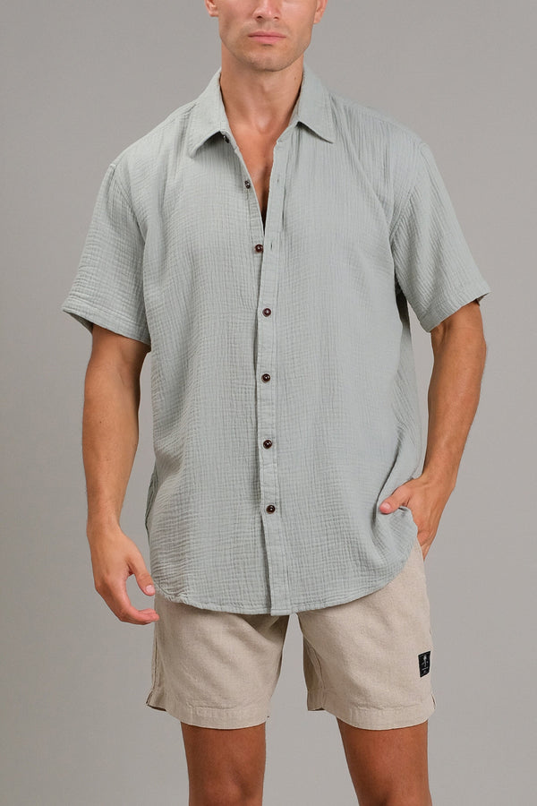 lost in paradise Hubba Shirt Light Green