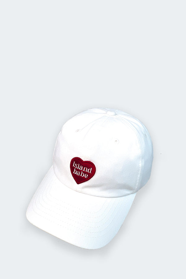 Lost In Paradise Island Babe Cap White