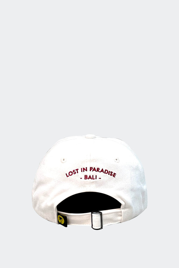 Lost In Paradise Island Babe Cap White