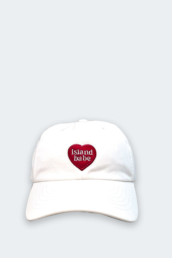 lost in paradise Island Babe Cap White