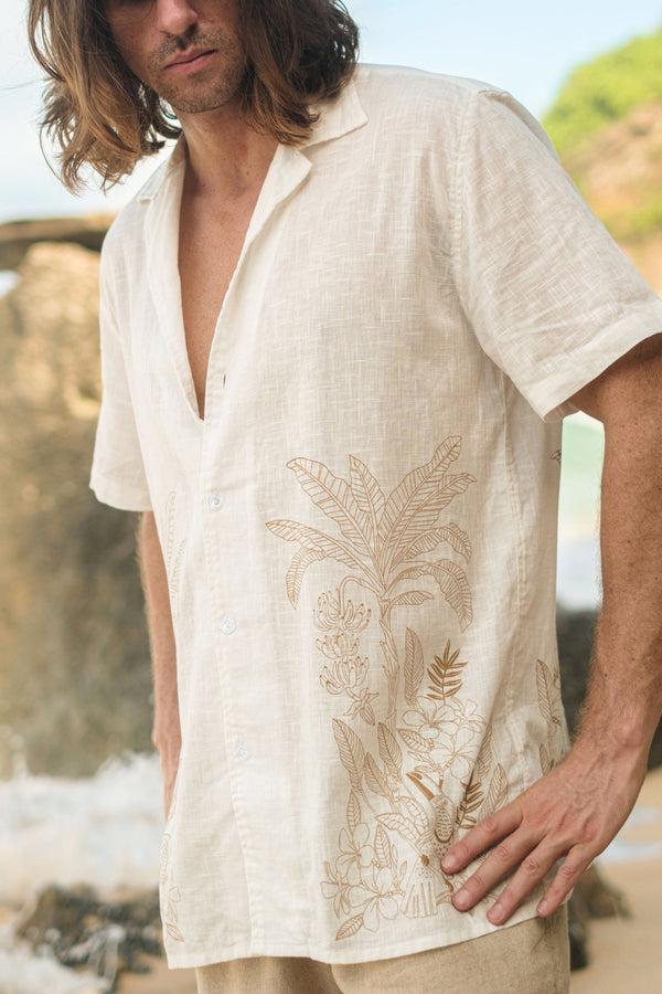 Lost In Paradise Julio Shirt White
