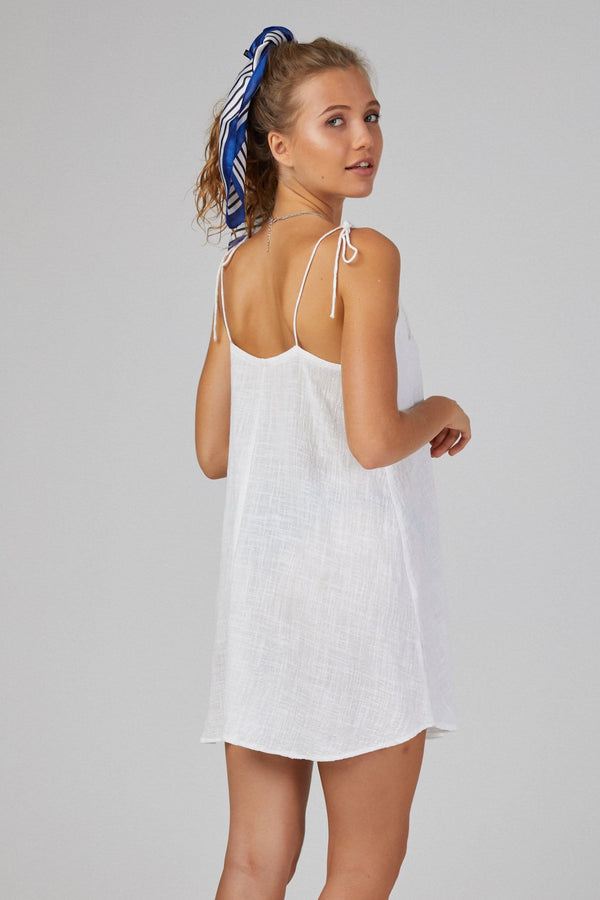 Lost In Paradise Katie Dress White