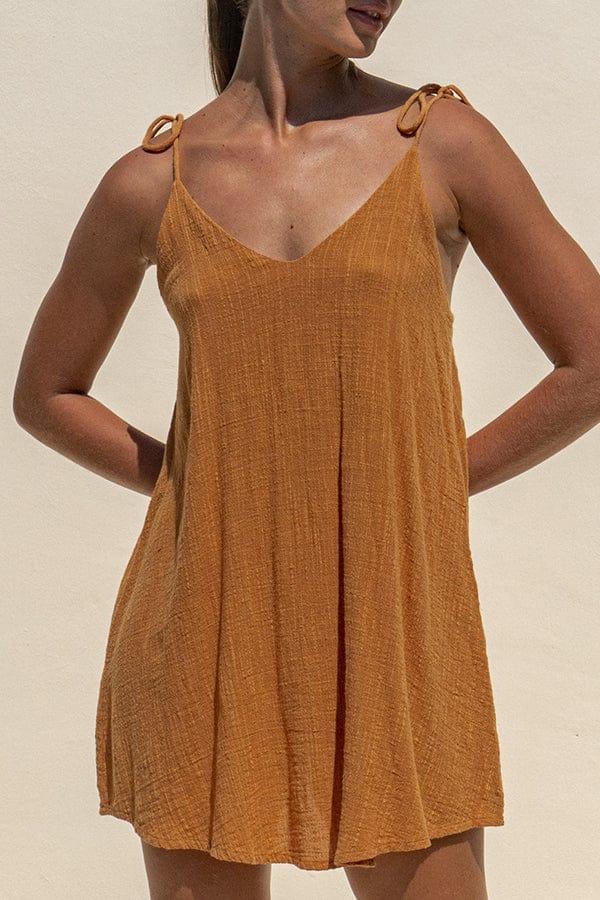 lost in paradise Katie Dress Yellow