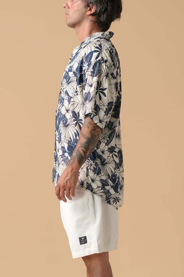 Lost In Paradise Kawela Shirt Blue