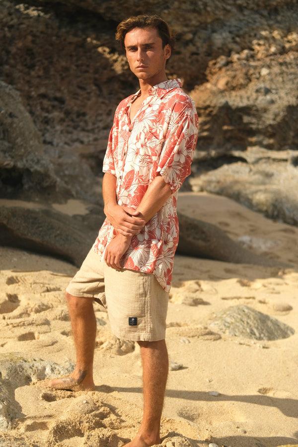 Lost In Paradise Kawela Shirt Red