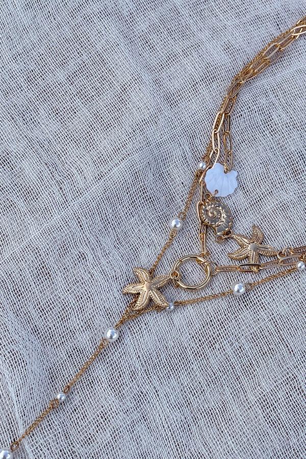 Lost In Paradise Kaya Necklace Gold