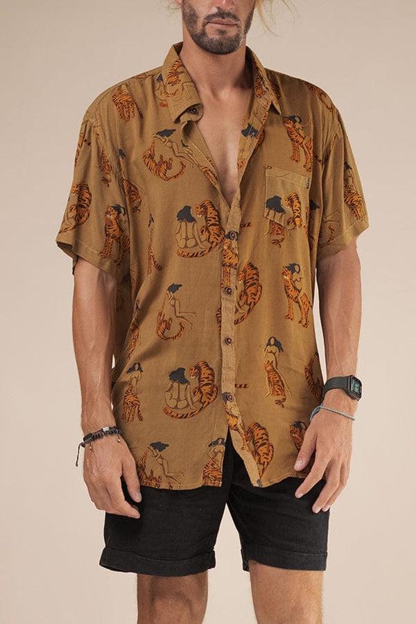 lost in paradise Kooching Shirt Light Brown