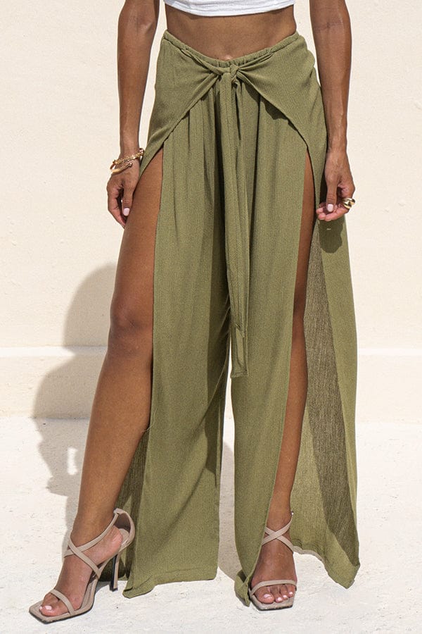 lost in paradise Leah Long Pant Light Green
