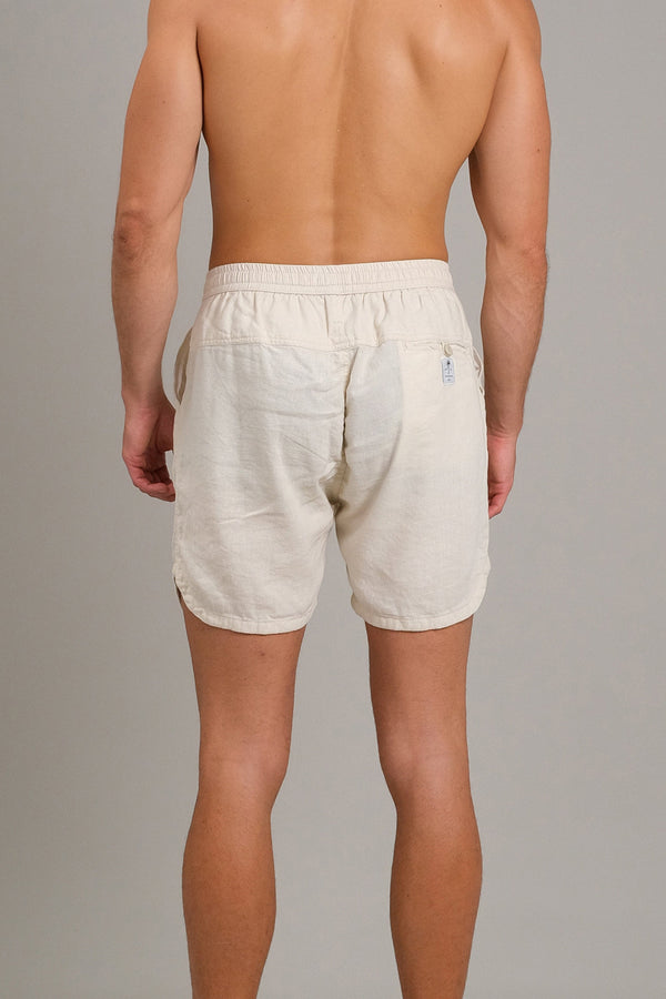 Lost In Paradise Linen 22 Short Cream