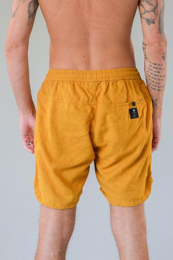 Lost In Paradise Linen 22 Short Yellow