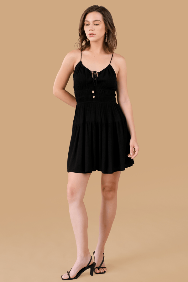 Lost In Paradise Louisa Dress Black