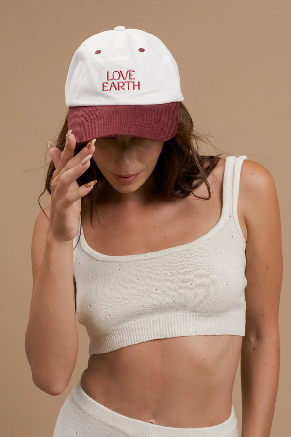 Lost In Paradise Love Earth Cap Red