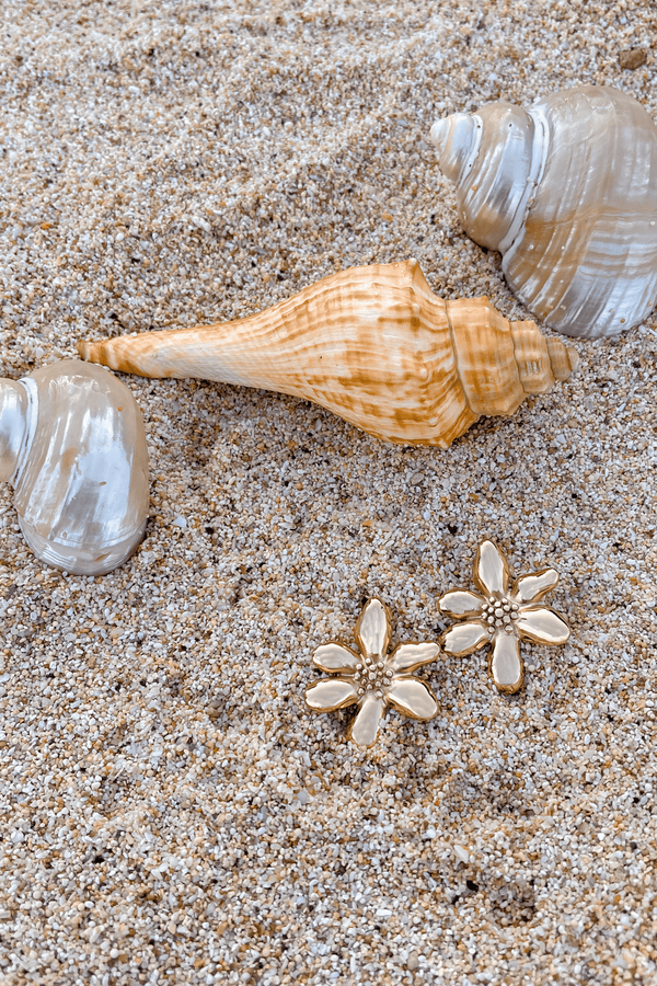 lost in paradise Lumi Earrings Gold