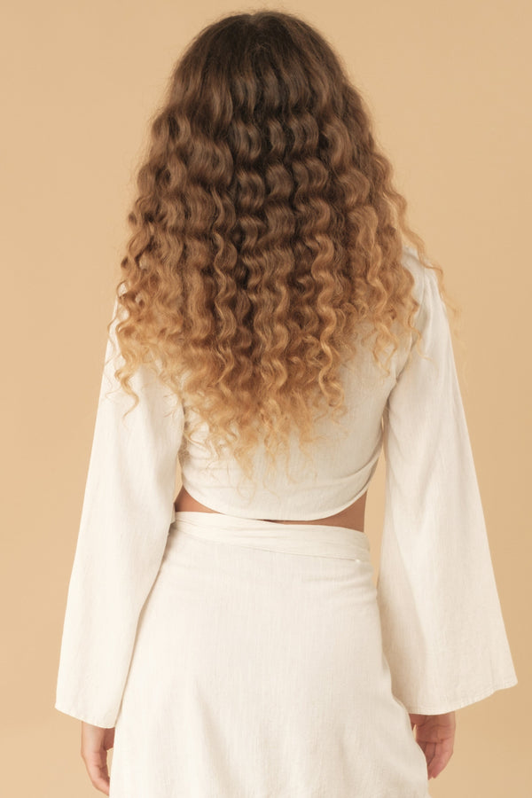 Lost In Paradise Lyle Top Cream