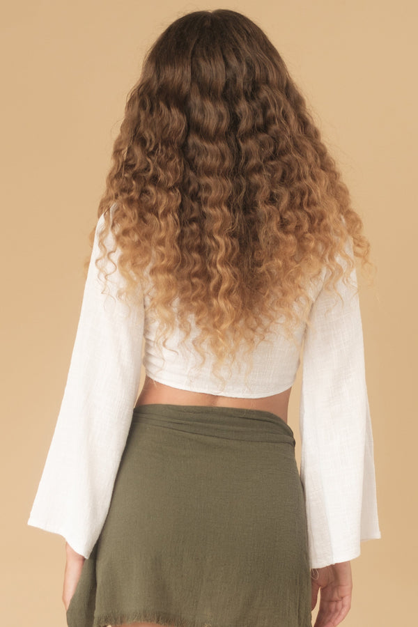 Lost In Paradise Lyle Top White