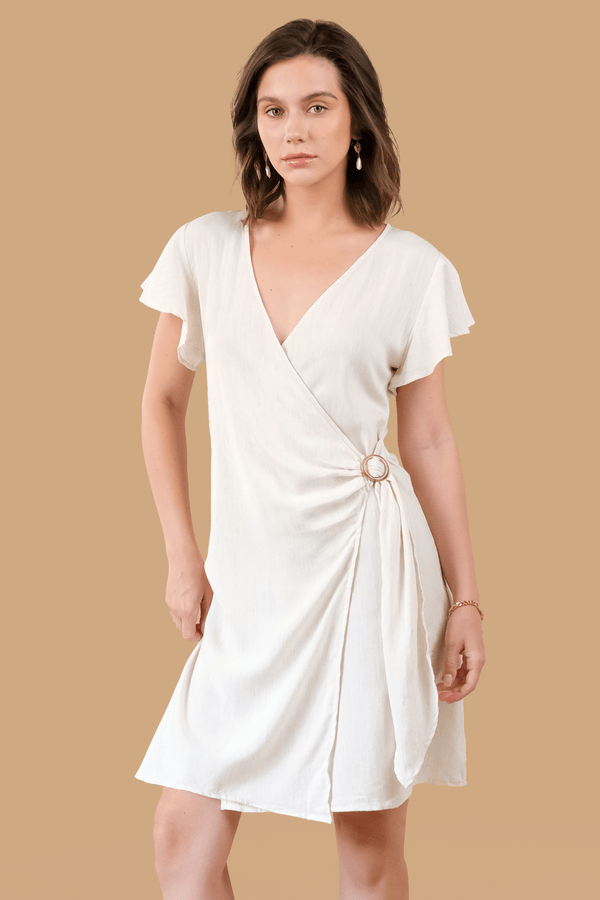 Lost In Paradise Maisie Dress Cream