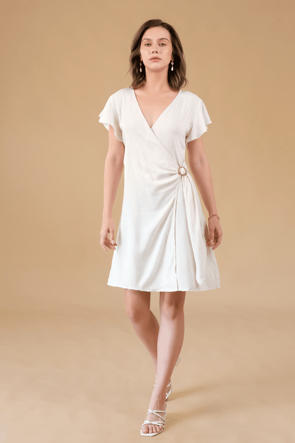 Lost In Paradise Maisie Dress Cream