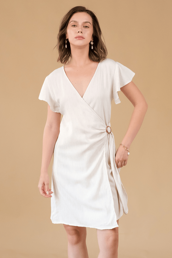 lost in paradise Maisie Dress Cream