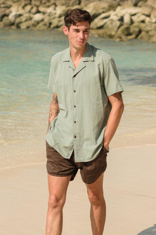 Lost In Paradise Maldive Shirt Light Green