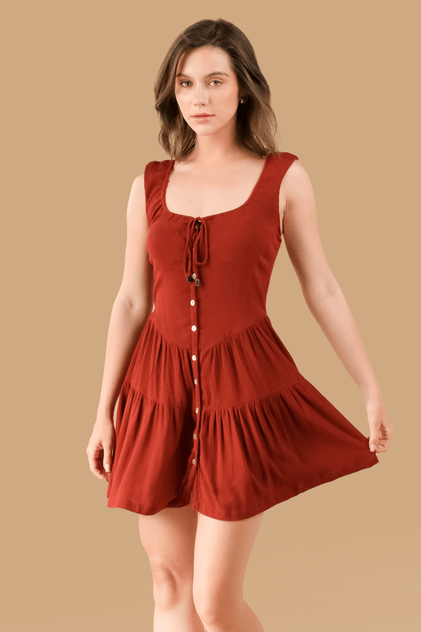 Lost In Paradise Merida Dress Red