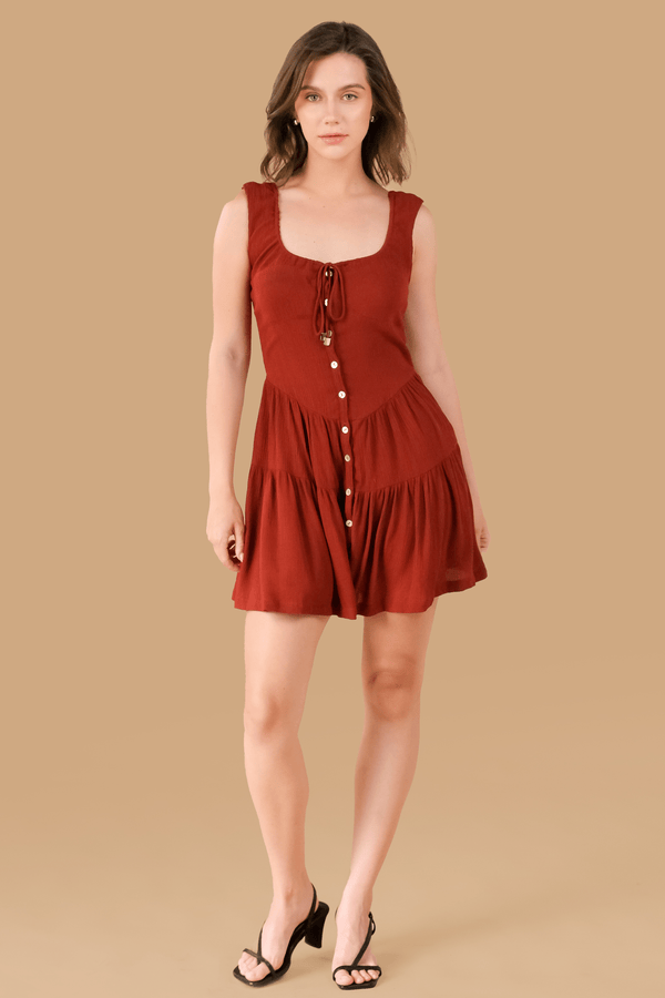 Lost In Paradise Merida Dress Red
