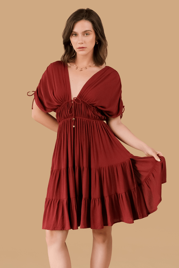 Lost In Paradise Mika Dress Red