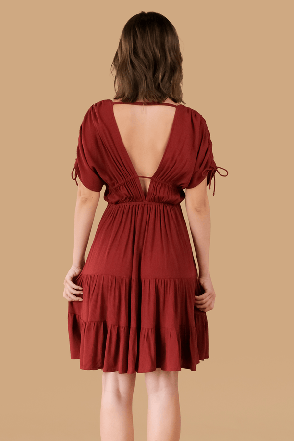 Lost In Paradise Mika Dress Red