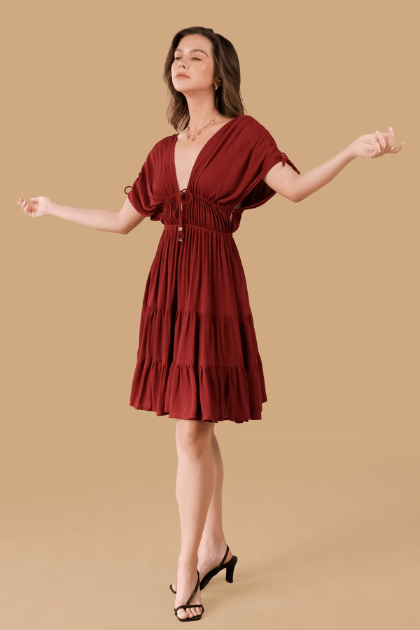 Lost In Paradise Mika Dress Red