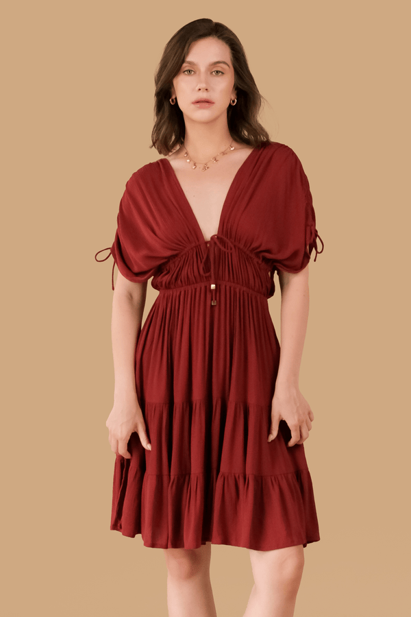 lost in paradise Mika Dress Red