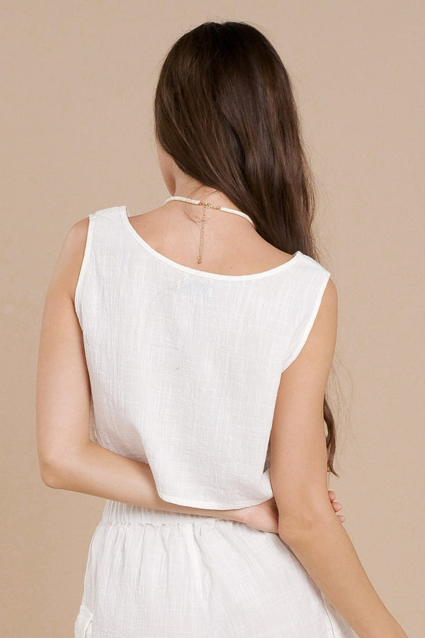 Lost In Paradise Millie Top White