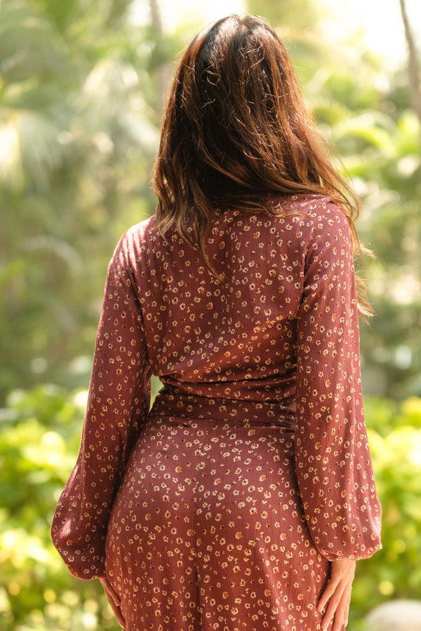 Lost In Paradise Mona Top Red