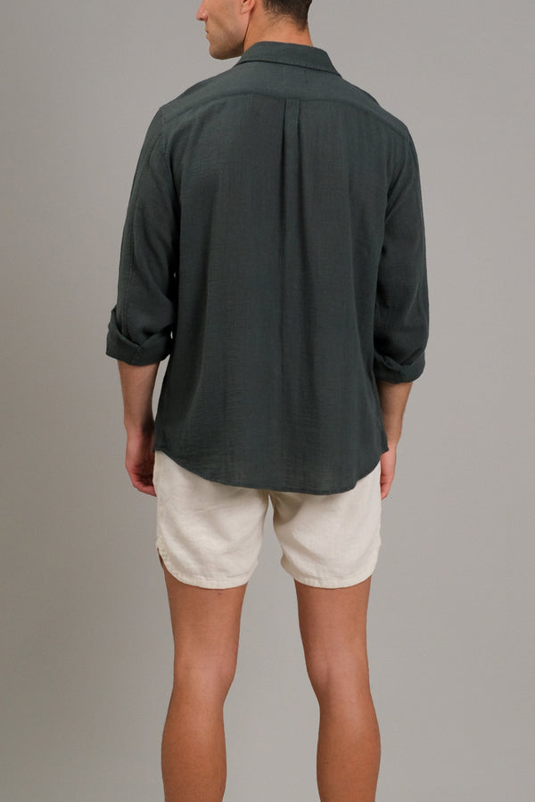 Lost In Paradise Moss Shirt Ls Green