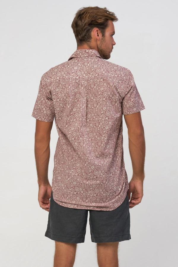 Lost In Paradise New Paisley Shirt Red