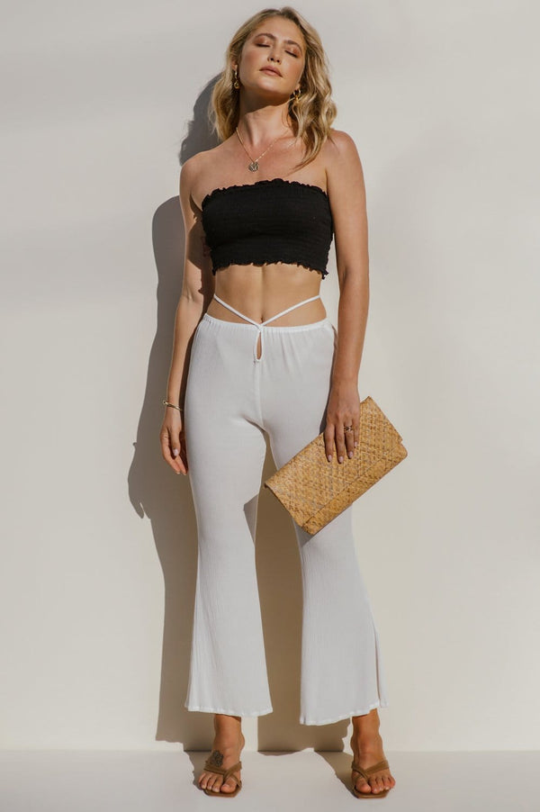 Lost In Paradise Nora Long Pant White