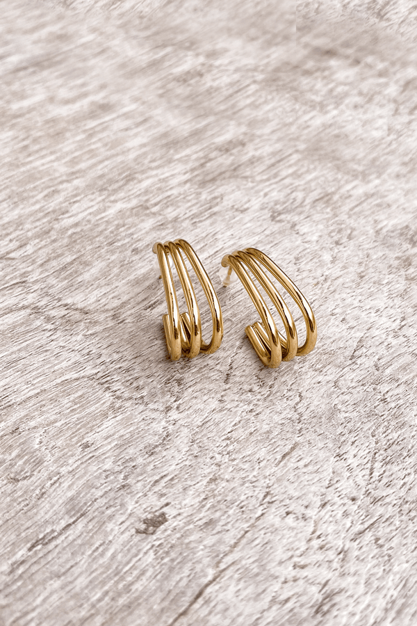lost in paradise Noris Earrings Gold
