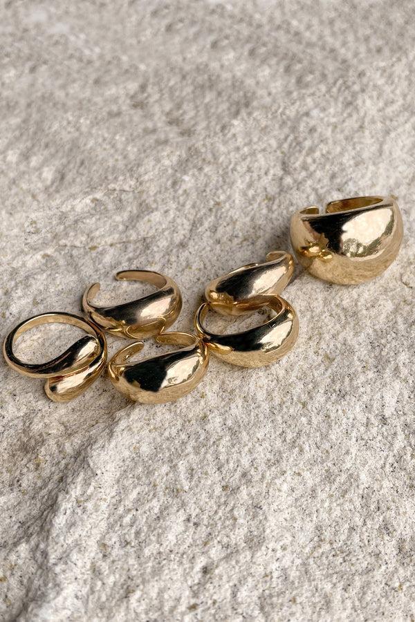 lost in paradise Nour Ring Set Gold