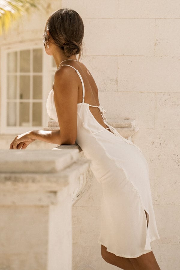 Lost In Paradise Novalie Dress White
