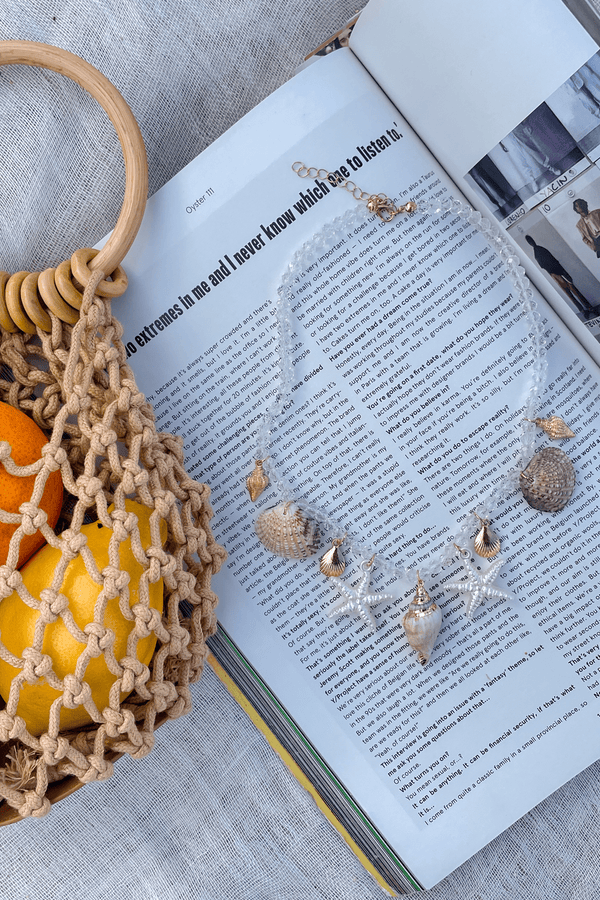 lost in paradise Odine Necklace White