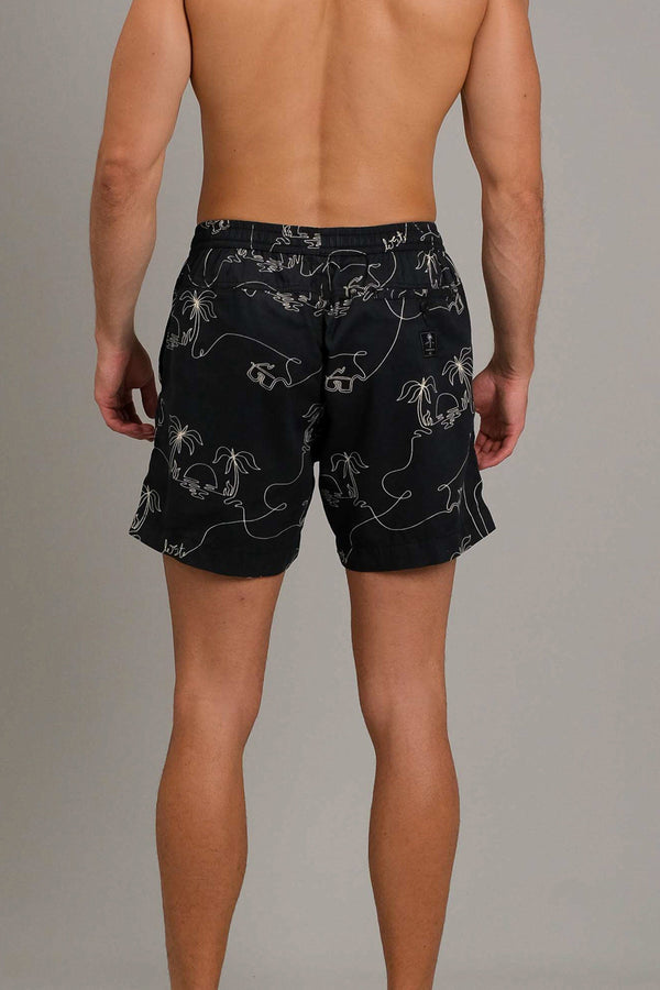 Lost In Paradise Paradise Line Short Black