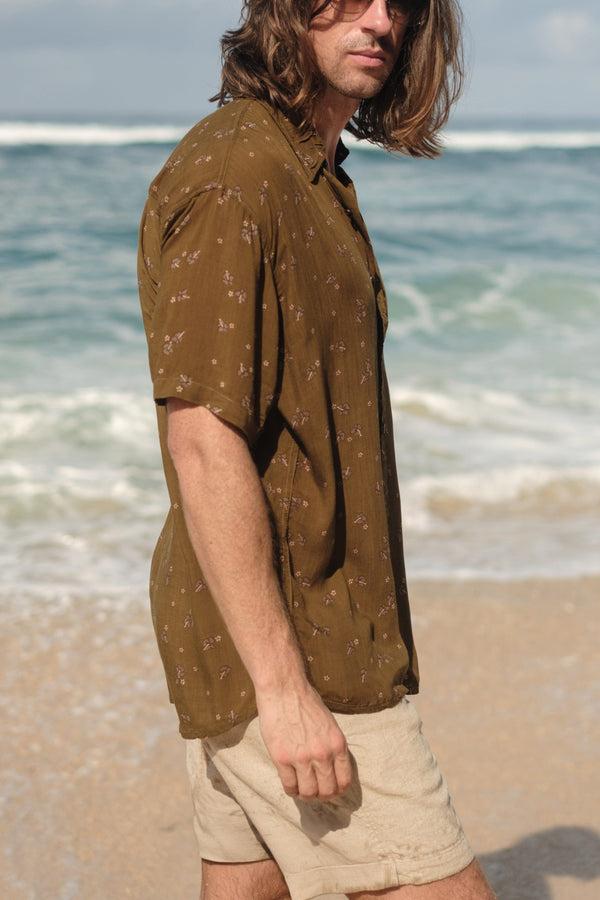 Lost In Paradise Portland Shirt Brown