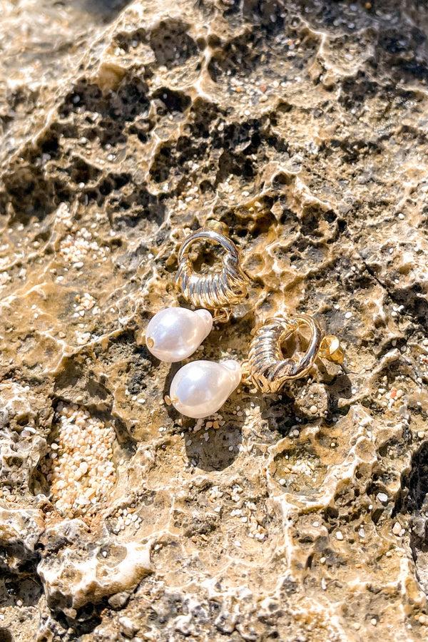 lost in paradise Reina Earrings Gold